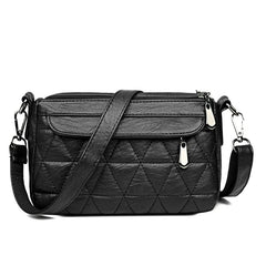 Vintage Soft PU Leather Women Shoulder Bags Handbags Small Crossbody Bags