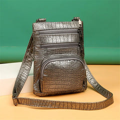 Vintage Soft Pu Leather Shoulder Bag Mini Crossbody Bag for Women