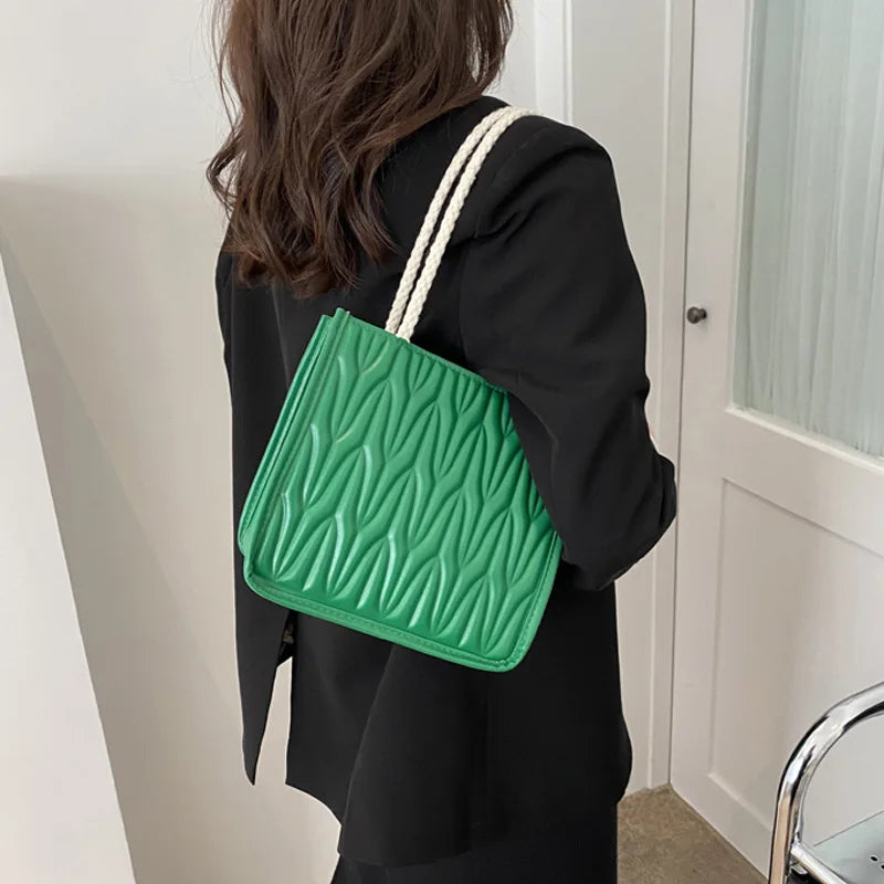 Vintage Square Bag Quilted Purse Small Crossbody Bags Handbag Tote Shoulder