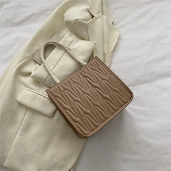 Vintage Square Bag Quilted Purse Small Crossbody Bags Handbag Tote Shoulder