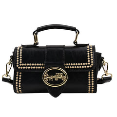 Vintage Square Crossbody Bags Women All-match Handbag Shoulder Bag