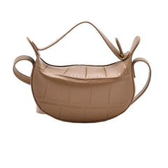 Vintage Stone Pattern PU Leather Crossbody Bag for Women