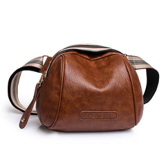 Vintage Style Women Handbag Soft Leather Crossbody Bag
