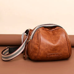 Vintage Style Women Handbag Soft Leather Crossbody Bag