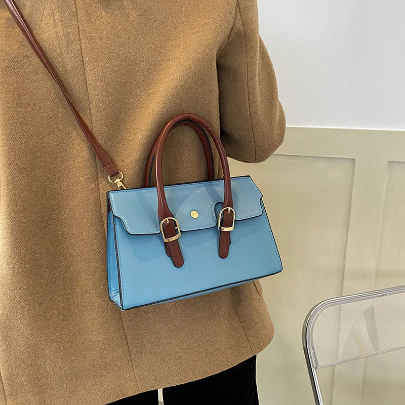 Vintage Style Women Shoulder Bag PU Leather Handbags Crossbody