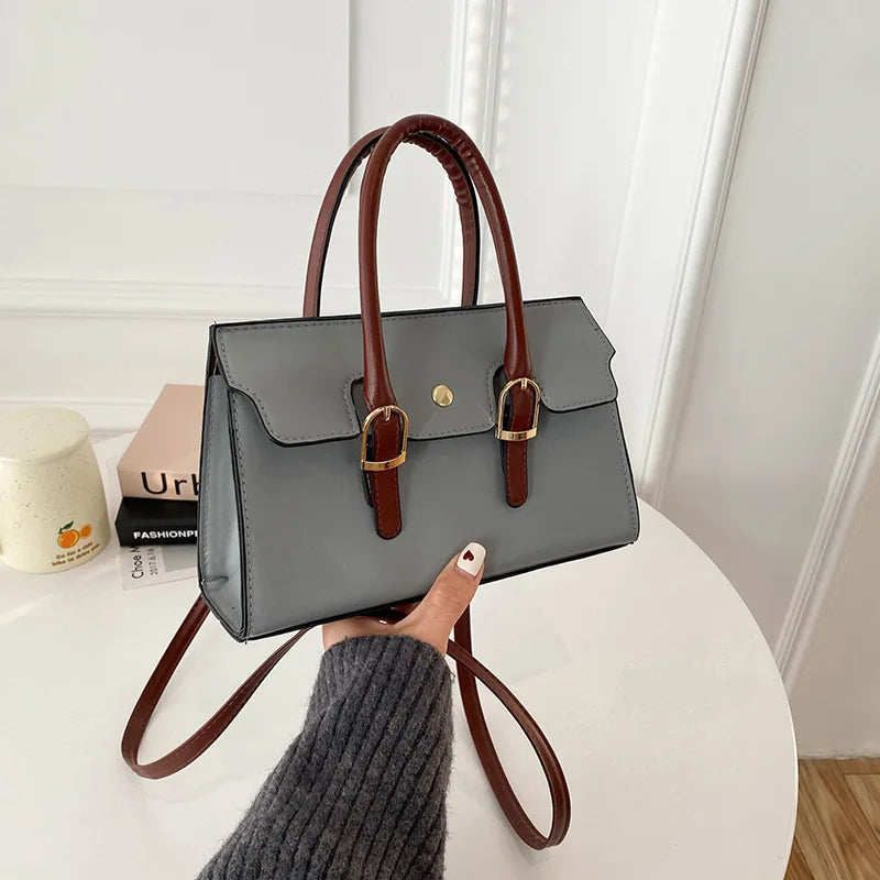 Vintage Style Women Shoulder Bag PU Leather Handbags Crossbody