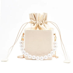 Vintage Summer Crossbody Bucket Bag Print Pattern Woman Bag Female Shoulder