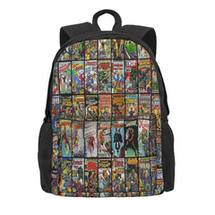 Vintage Superhero Comic Book Backpacks Men's Backpacks Bags For Women
