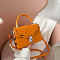 Vintage Chain Tote Bag w/ Small Bags PU Leather Women Handbag Shoulder Bag