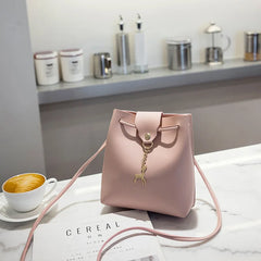 Vintage Tassel Crossbody Bucket Bag Woman Handbags