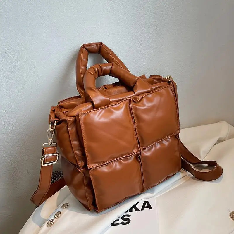 Vintage High-capacity Handbag Autumn Winter Women's Crossbody Bag