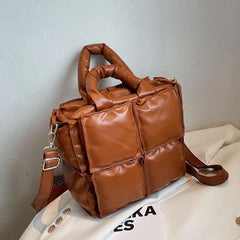 Vintage High-capacity Handbag Autumn Winter Women's Crossbody Bag