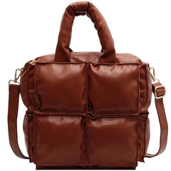 Vintage High-capacity Handbag Autumn Winter Women's Crossbody Bag