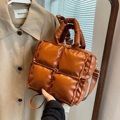 Vintage High-capacity Handbag Autumn Winter Women's Crossbody Bag