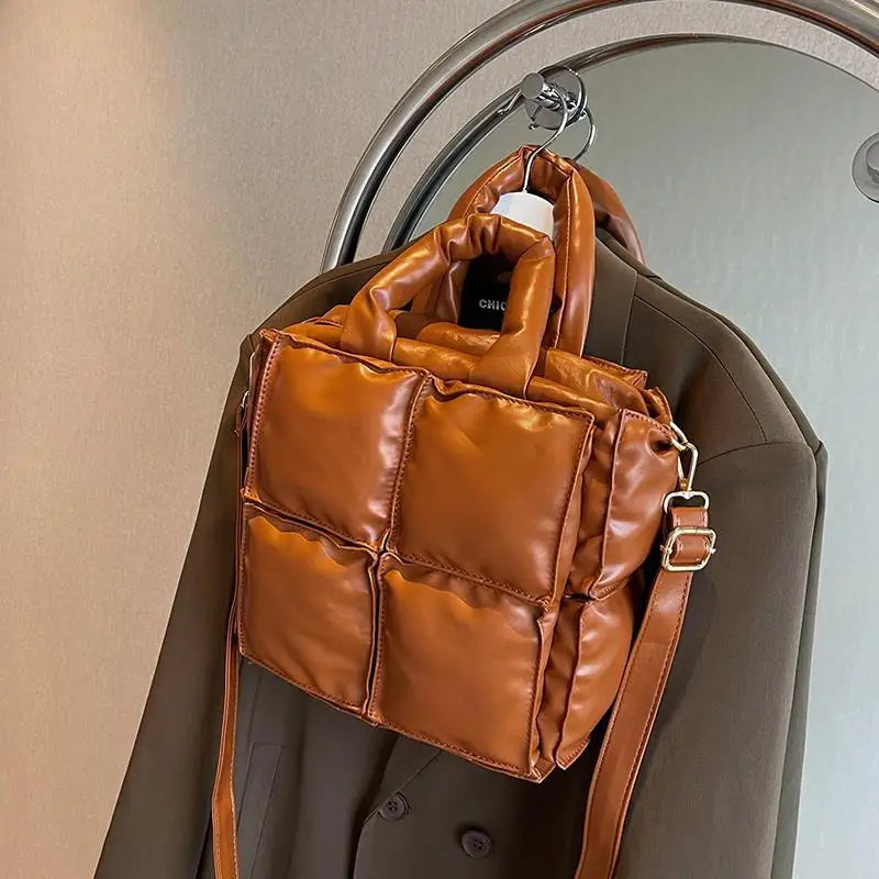 Vintage High-capacity Handbag Autumn Winter Women's Crossbody Bag
