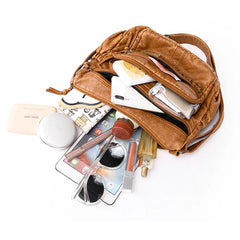 Vintage Crossbody Bag for Women Multi-pocket Shoulder Bags Large Capacity