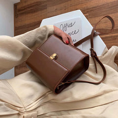 Vintage Wild Crossbody Bags Strap Zipper Women's Handbags PU Female Totes