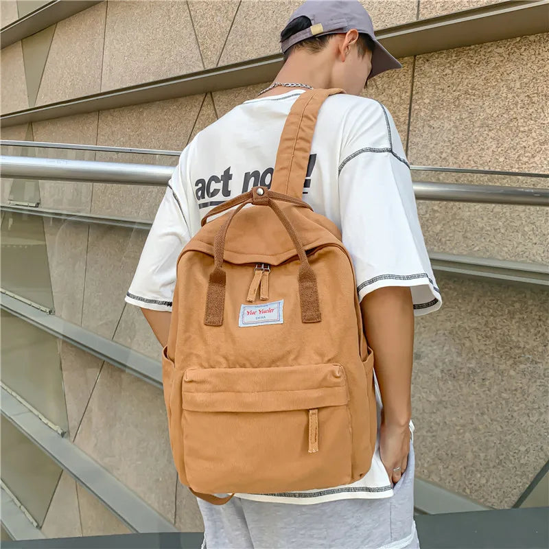 Vintage Woman Backpack Small School Bag For Teenage Girls Boys Rucksack Mochila