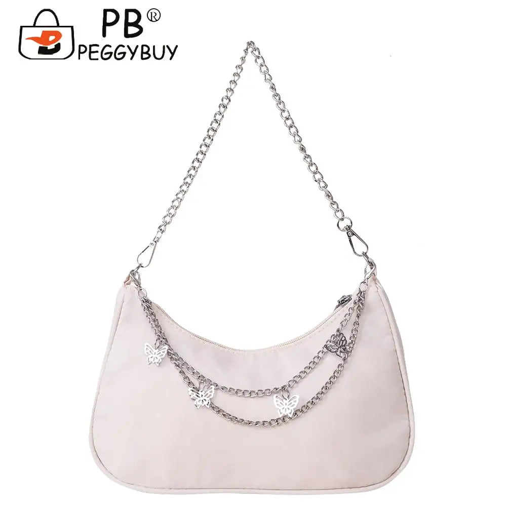 Vintage Butterfly Chain Mini Shoulder Bags for Women