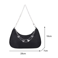 Vintage Butterfly Chain Mini Shoulder Bags for Women