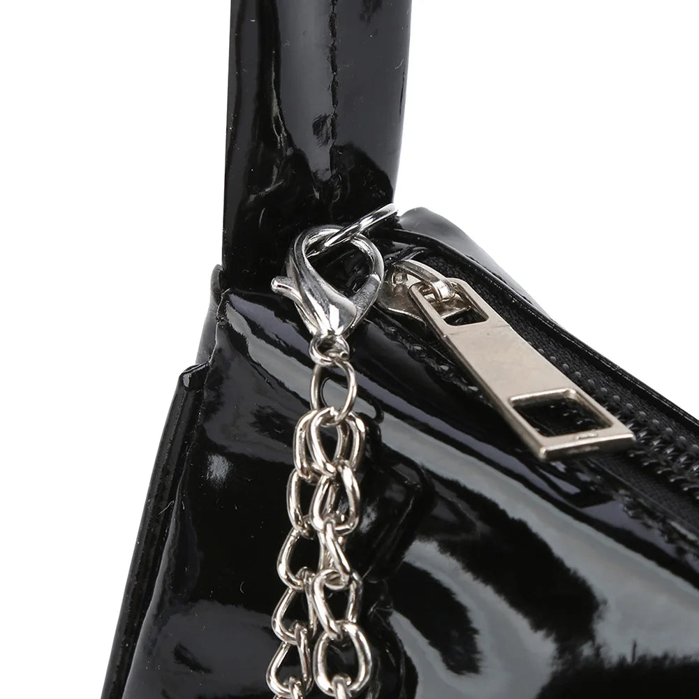 Vintage Butterfly Chain Shoulder Bag Solid Underarm Bags