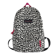 Vintage Canvas Printing Rucksack Handbag Casual Women Large Knapsack