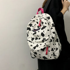 Vintage Women Canvas Rucksack Handbag Casual Ladies Large Knapsack