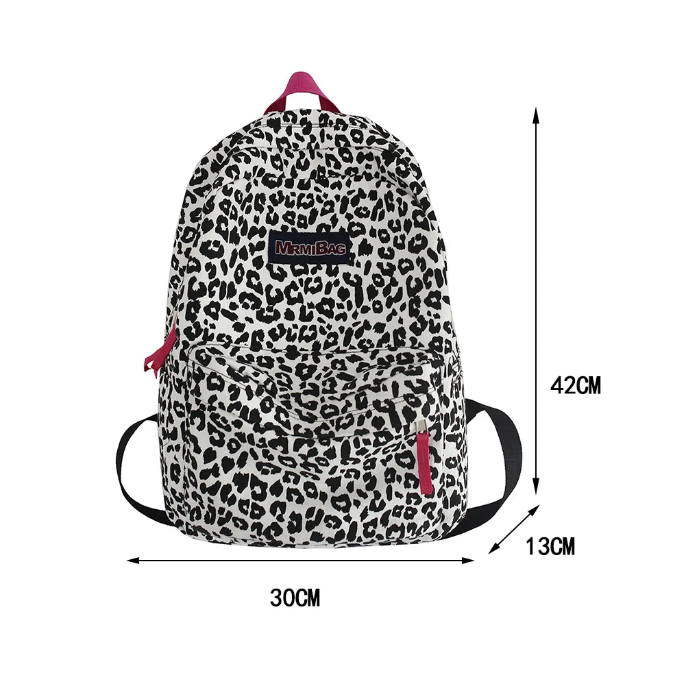 Vintage Women Canvas Rucksack Handbag Casual Ladies Large Knapsack
