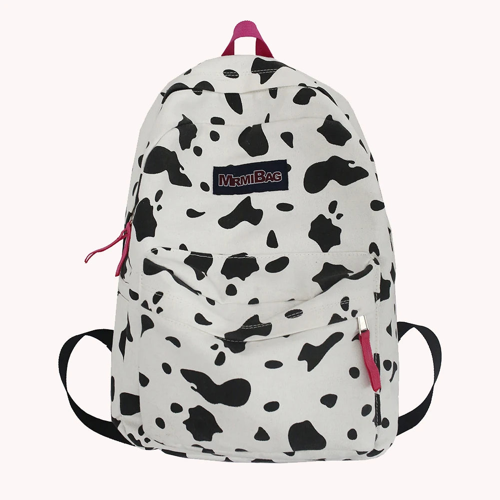 Vintage Women Canvas Rucksack Handbag Casual Ladies Large Knapsack