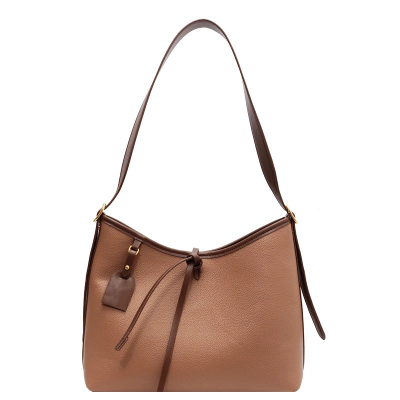 Vintage Women Composite Bag Autumn Winter Large Capacity Shoulder Bags