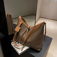 Vintage Women Composite Bag Autumn Winter Large Capacity Shoulder Bags