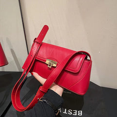Vintage Women Crossbody Bag Shoulder Bag PU Leather Female Clutch