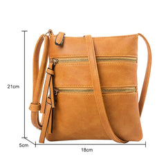Vintage Women Crossbody Bags Shoulder Handbags Satchels Bags Soft Leather