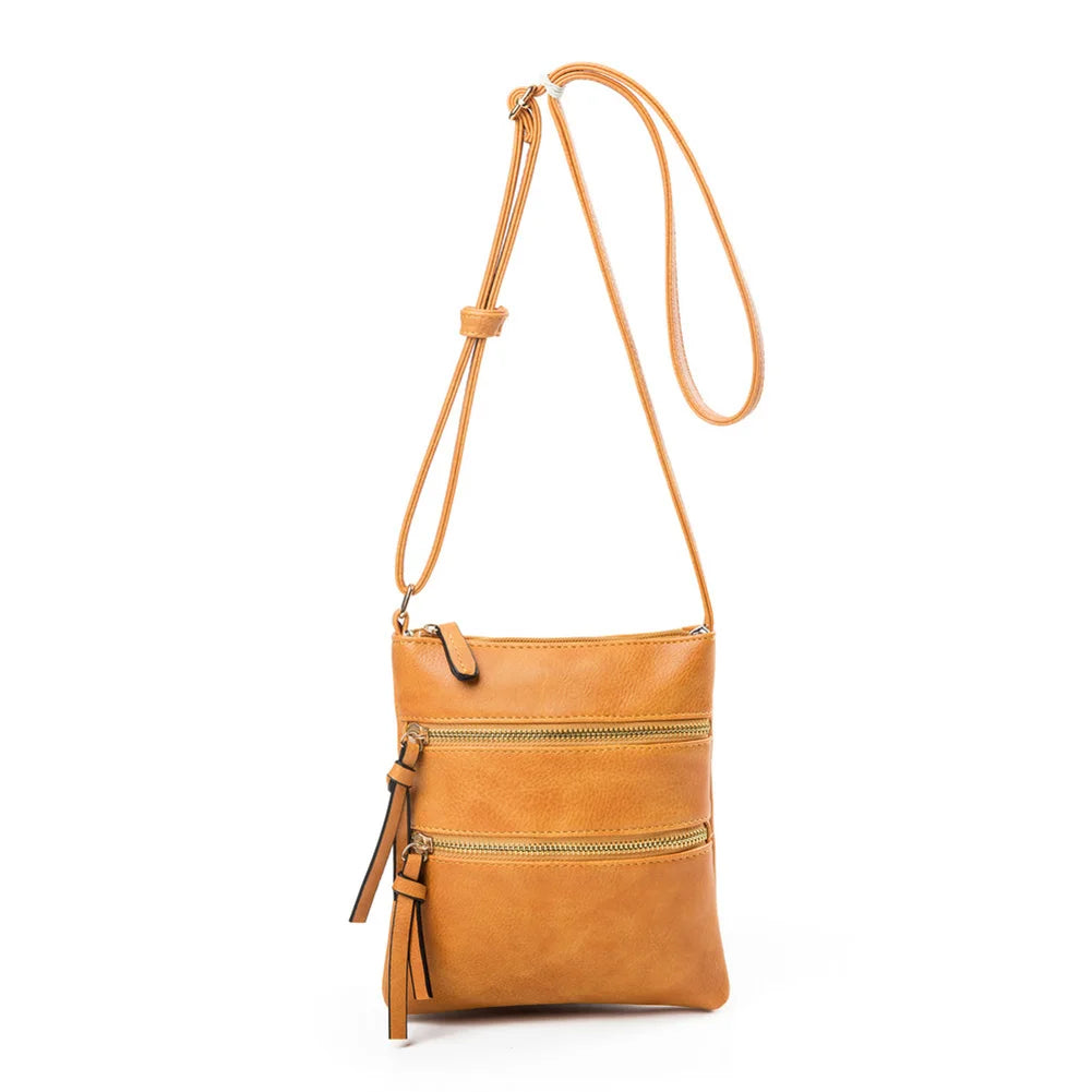 Vintage Women Crossbody Bags Shoulder Handbags Satchels Bags Soft Leather