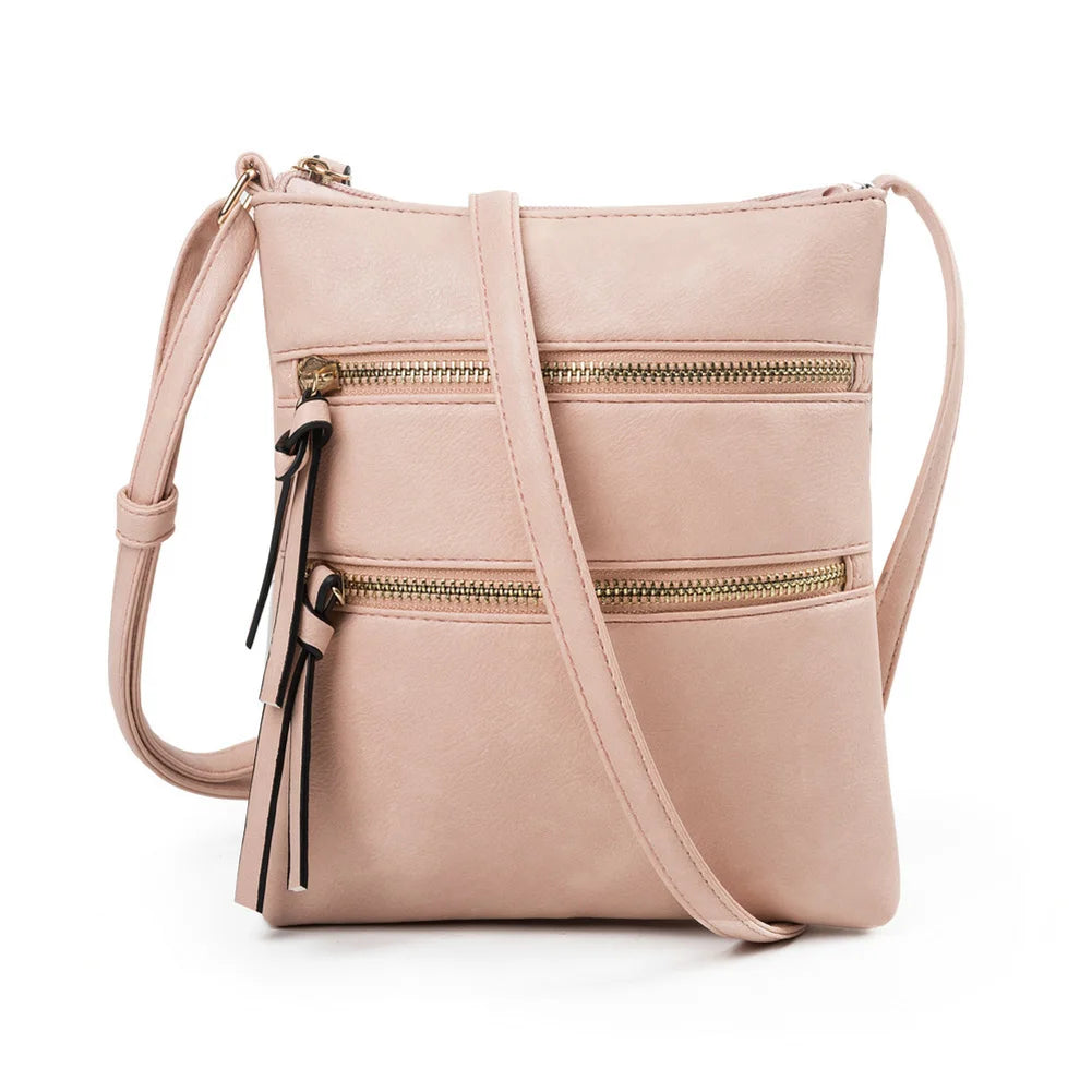 Vintage Women Crossbody Bags Shoulder Handbags Satchels Bags Soft Leather