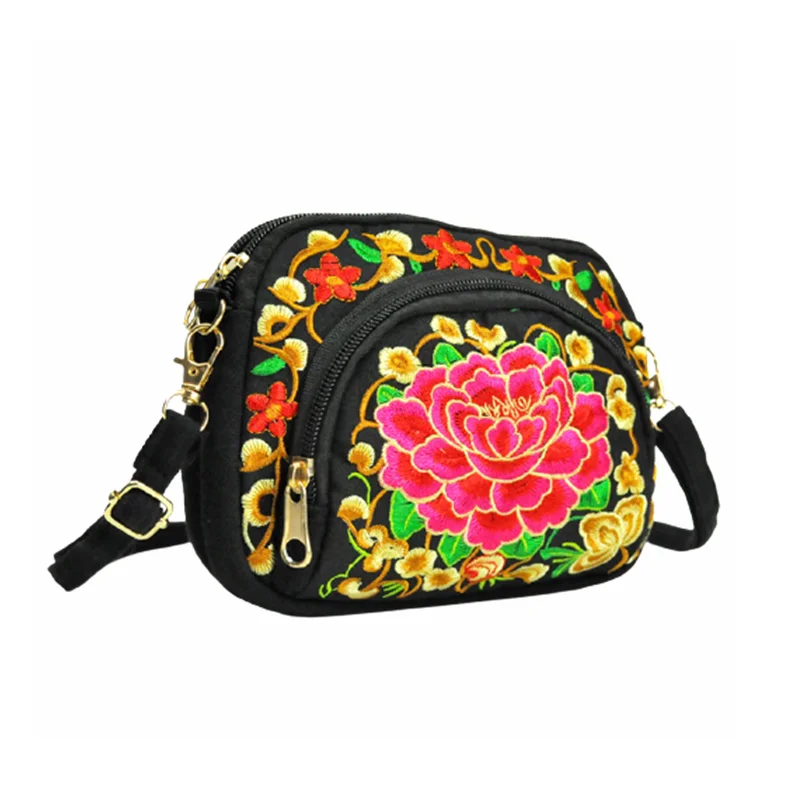 Vintage Hmong Tote Messenger Ethnic Shoulder Bag Boho