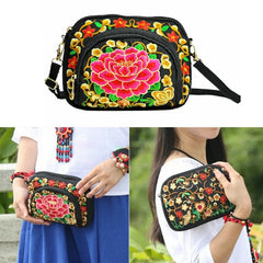 Vintage Hmong Tote Messenger Ethnic Shoulder Bag Boho