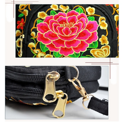 Vintage Hmong Tote Messenger Ethnic Shoulder Bag Boho