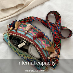 Vintage Hmong Ethnic Shoulder Bag Embroidery Boho