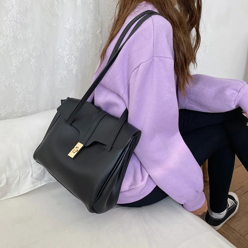Vintage Women Handbag Large Capacity Shoulder Bag Travel Tote