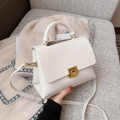 Vintage Women Handbags All-match Square Shoulder Bag Ladies Texture Messenger Ba