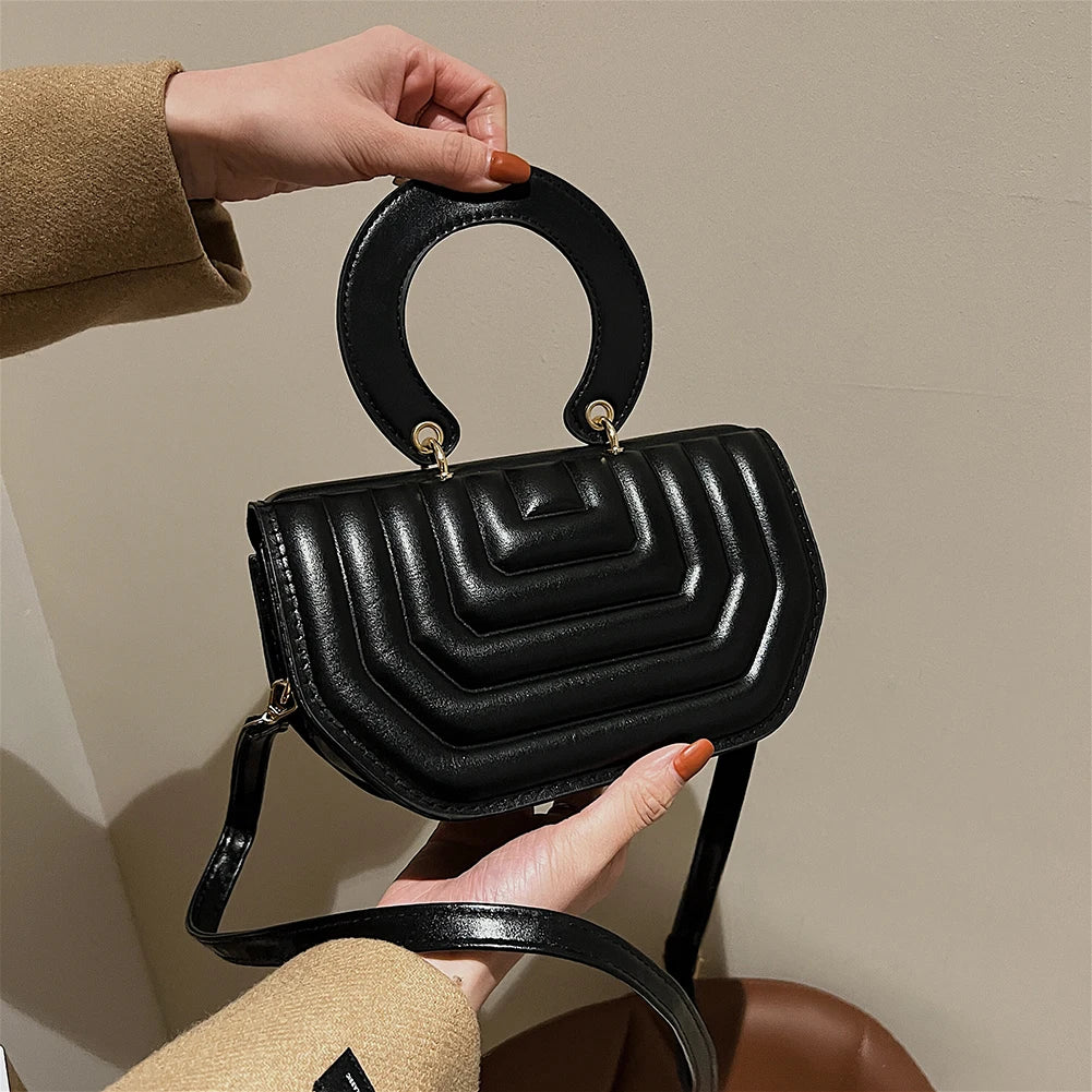 Vintage Women Messenger Bag Casual Ladies PU Leather Shoulder Shoulder Bag Purse