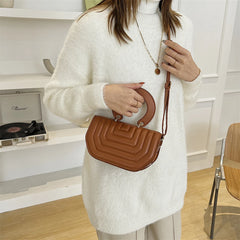 Vintage Women Messenger Bag Casual Ladies PU Leather Shoulder Shoulder Bag Purse