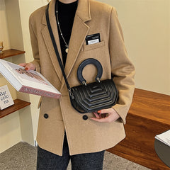 Vintage Women Messenger Bag Casual Ladies PU Leather Shoulder Shoulder Bag Purse