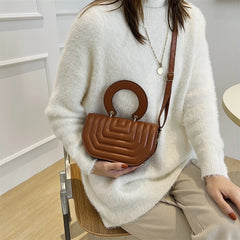 Vintage Women Messenger Bag Casual Ladies PU Leather Shoulder Shoulder Bag Purse