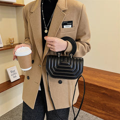 Vintage Women Messenger Bag Casual Ladies PU Leather Shoulder Shoulder Bag Purse