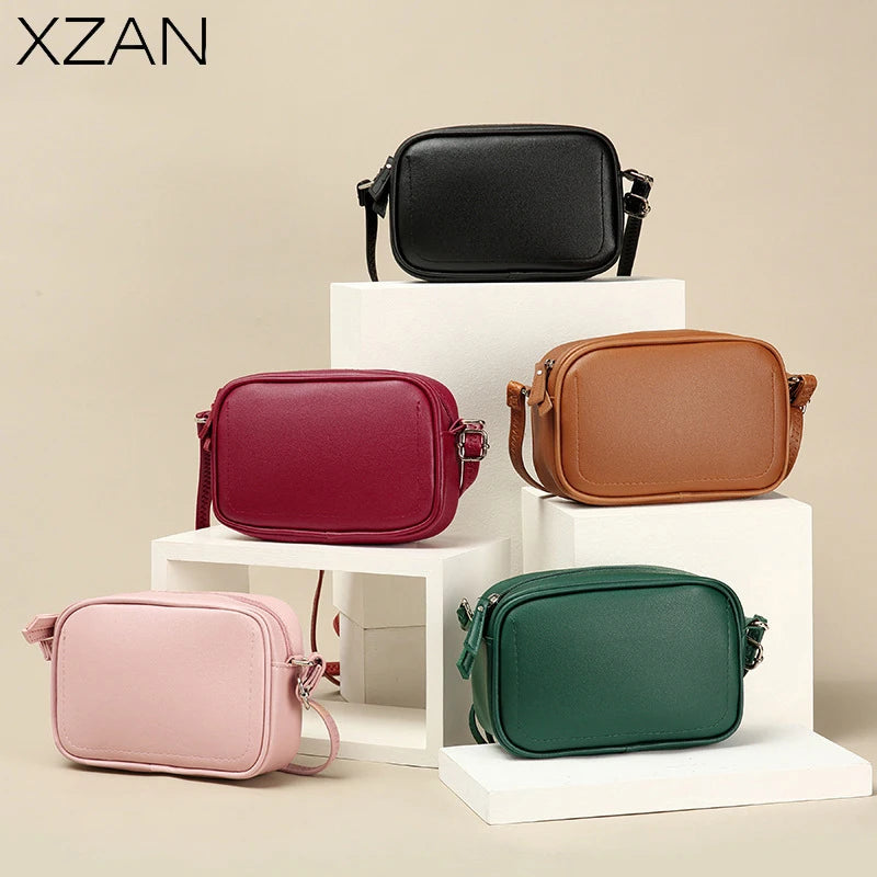 Vintage Women Mini Flap Crossbody Bag Casual Clutch Purse