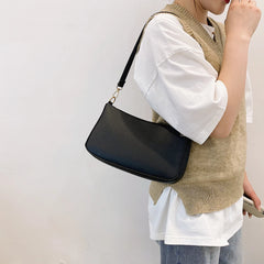 Vintage PU Leather Shoulder Bag Women Ladies Small Purse Handbag