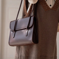 Vintage Women Shoulder Bag PU Leather Tote Handbags Female Shoulder Hand Bag