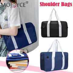 Vintage Women Shoulder Bag Preppy Style Ladies Oxford Messenger Bag